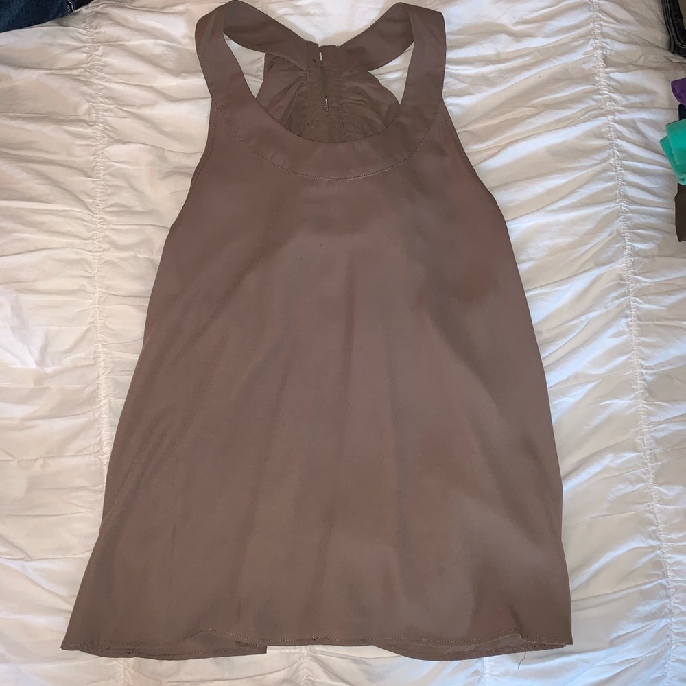 Brown tank